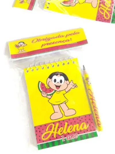 Bloquinho Magali Personalizado. - artesanato de Mi Papelaria Criativa