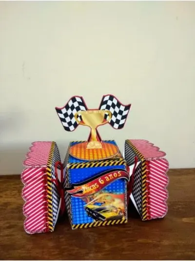 Caixa bala hot weels - artesanato de Fina Essência Papelaria Personalizada