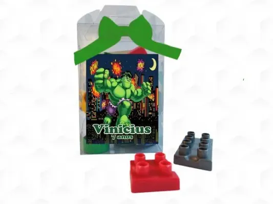 Bloco de Montar Hulk Personalizada - artesanato de creativitybynina