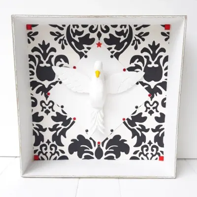 Relicário Divino - artesanato de Estudio Bananeira