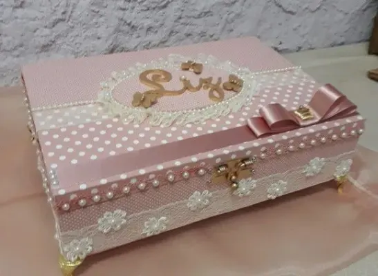 Caixa personalizada - artesanato de Ateliê cantinho do bebê