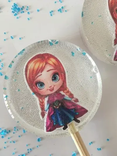 Anna - Frozen - artesanato de Lollipops Cristal