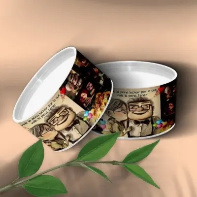 Tubo Lata - Up Altas Aventuras Personalizada - artesanato de Mi Papelaria Criativa