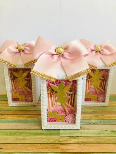 Caixa Milk Jardim Das Fadas - artesanato de Fina Essência Papelaria Personalizada