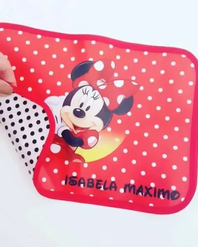 Jogo americano infantil Minnie - artesanato de Innovare Studio