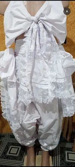 Conjunto Bombacho Luxo com Duas Bandas - artesanato de Ateliê Ofatemi