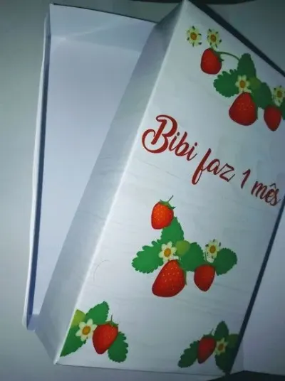 Caixinha personalizada G - artesanato de PAPCRIE