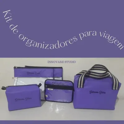 Kit viagem - organizadores - artesanato de Innovare Studio