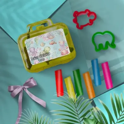 Mini Maleta - Fundo do Mar Personalizada - artesanato de Mi Papelaria Criativa