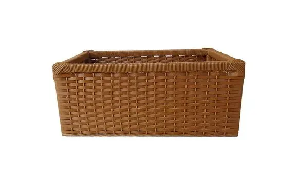 Cesto Sintético Avelã 55x38x23 - artesanato de Mundo Urbano