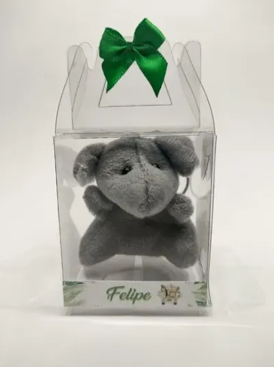 Pelúcia de Elefante Personalizado - artesanato de creativitybynina