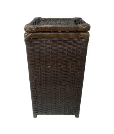 Cesto Roupa Sintético Argila 30x30x58 - artesanato de Mundo Urbano