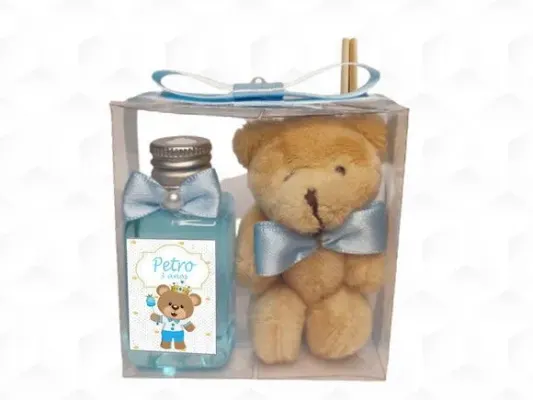 Aromatizador com Ursinho Personalizado - artesanato de creativitybynina