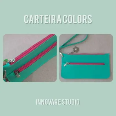 Carteira Colors - artesanato de Innovare Studio