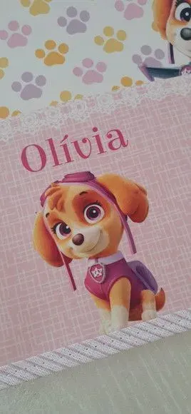 Jogo americano infantil patrulha canina - artesanato de Innovare Studio