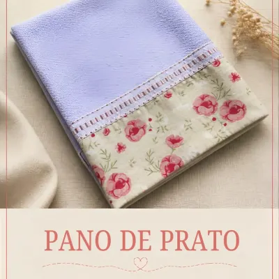 Pano de prato 5 - artesanato de Djulik