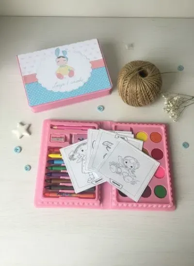 Estojo de Pintura - Me Too Personalizado - artesanato de Mi Papelaria Criativa