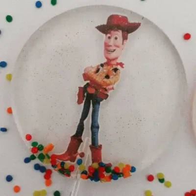 Toy Story - 8cm - artesanato de Lollipops Cristal