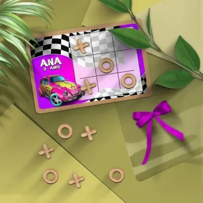Jogo da Velha - Hotwheels Personalizado - artesanato de Mi Papelaria Criativa