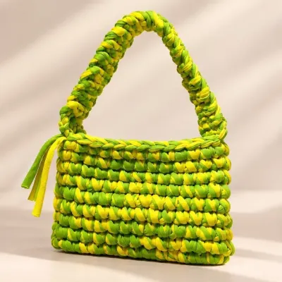 Bolsa de Crochê - artesanato de Arte em Pano By Dani