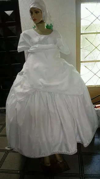 Baiana branco total - artesanato de Ateliê Ofatemi