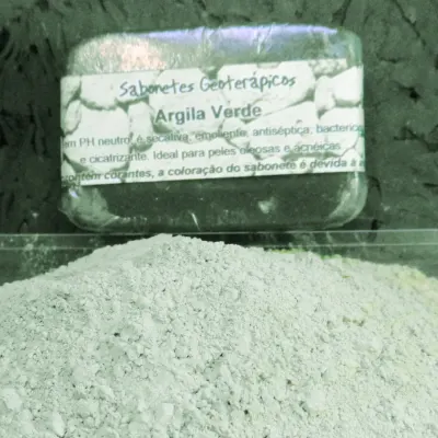 Sabonetes Geoterápicos - Argila Verde - artesanato de BanhoDiGatto
