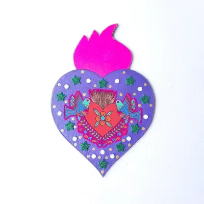 Enfeite Sagrado México RX - artesanato de Estudio Bananeira