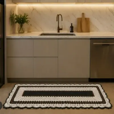 Passadeira de cozinha Jade - 120x50cm - artesanato de Ateliê Yasashii