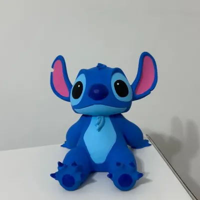Suporte de Celular Stitch - artesanato de Milideiasjp