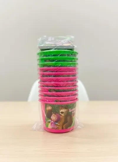 Kit Pipoca - Marsha e o Urso Personalizado - artesanato de Mi Papelaria Criativa