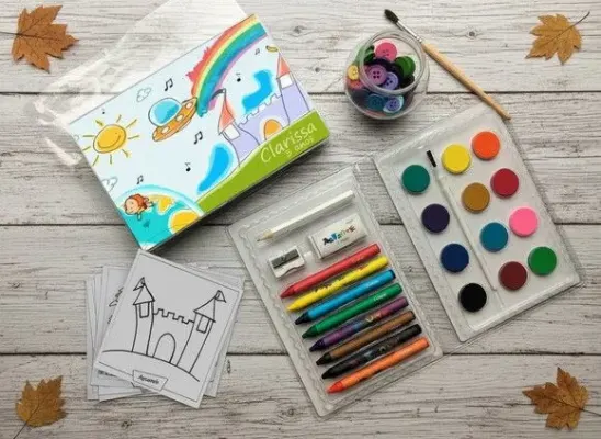 Estojo de Pintura Aquarela Personalizado - artesanato de Mi Papelaria Criativa