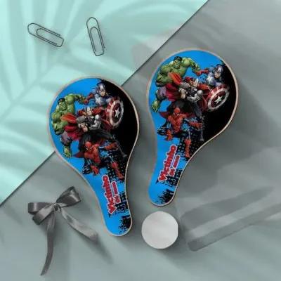 Raquete Ping Pong - Vingadores Personalizada - artesanato de Mi Papelaria Criativa
