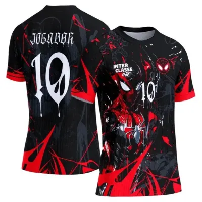 Camisa Interclasse Modelo 271 Aranha Vermelha - artesanato de JD PRINT 3D
