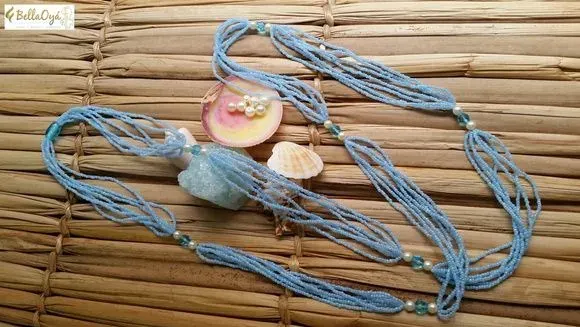 Guia de Iemanjá - artesanato de BellaOya Guias e Brajas