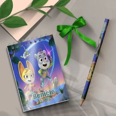 Bloquinho - Mistérios Animais Personalizado - artesanato de Mi Papelaria Criativa