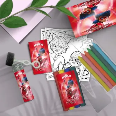 Kit Massinha + Giz + Bolha - Personalizado - artesanato de Mi Papelaria Criativa
