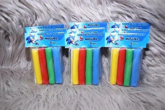Lembrancinha Infantil Sabonete de Massinha - artesanato de Juliana Biz - casa e bem estar