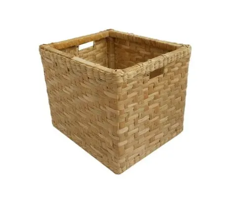 Cesto Caixote Taboa Nt 45x35x35 - 2 Peças - artesanato de Mundo Urbano