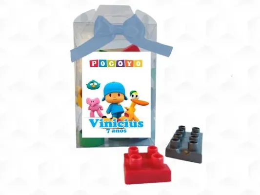 Bloco de Montar Pocoyo Personalizada - artesanato de creativitybynina