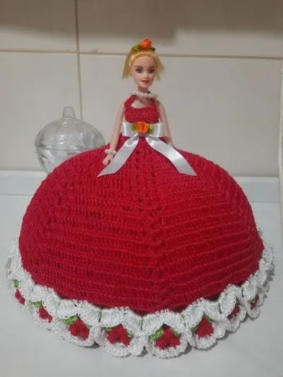 Cobre Bolo - artesanato de Graça Carvalho Crochê