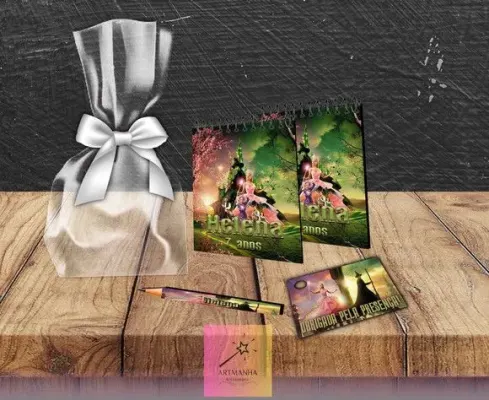Bloquinho Wicked Personalizado - artesanato de Artmanha Lembrancinhas