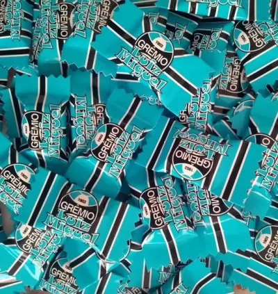 Balinha personalizada Grêmio - artesanato de Amulleto Ateliê