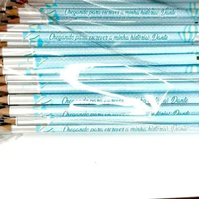 Lápis Baloeiro Personalizado - artesanato de Mi Papelaria Criativa