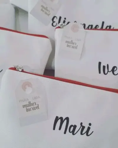 Necessaire personalizada - Dia da Mulher - artesanato de Innovare Studio