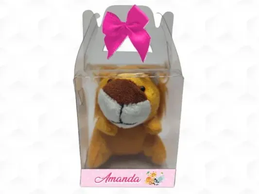 Pelúcia de Leão Personalizada - artesanato de creativitybynina