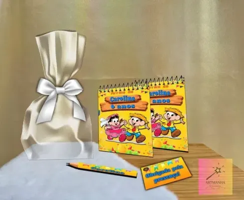 Bloquinho Festa Junina Personalizado - artesanato de Artmanha Lembrancinhas