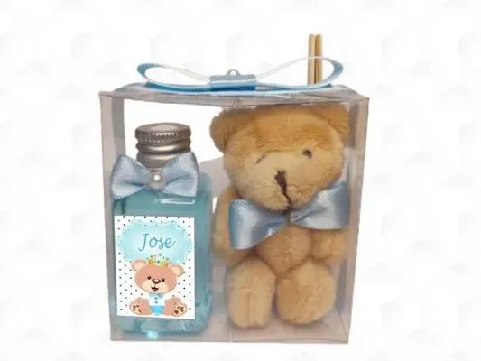 Aromatizador com Ursinho Personalizado - artesanato de creativitybynina