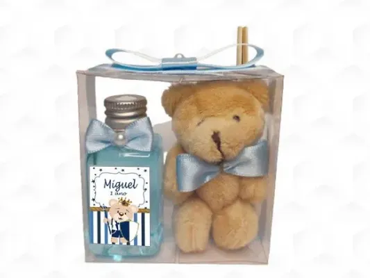 Aromatizador com Ursinho Personalizado - artesanato de creativitybynina