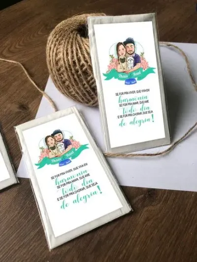 Lagrima de Alegria Personalizada - artesanato de creativitybynina