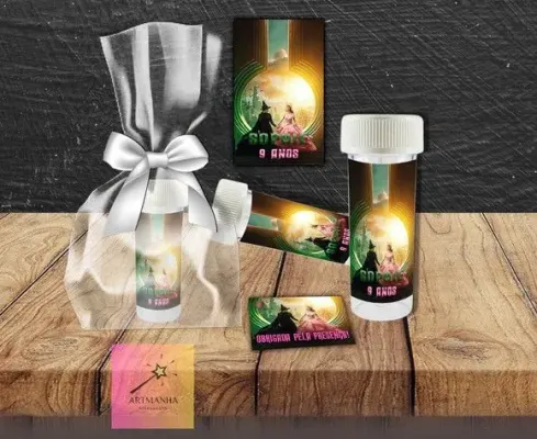 Bolha de Sabão Wicked Personalizada - artesanato de Artmanha Lembrancinhas